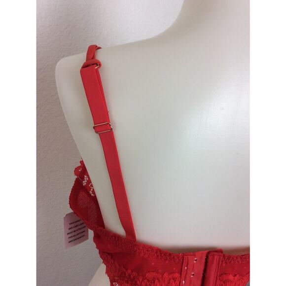 Savage x Fenty Lingerie Bra Lace Trim Swiss Dot Sheer - Picture 8 of 8